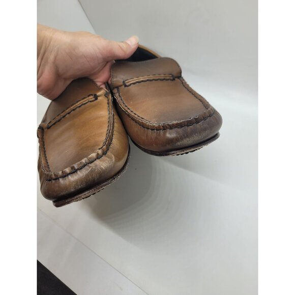 Allen Edmonds Mens Brown Leather Loafers Size 9D - Picture 4 of 7